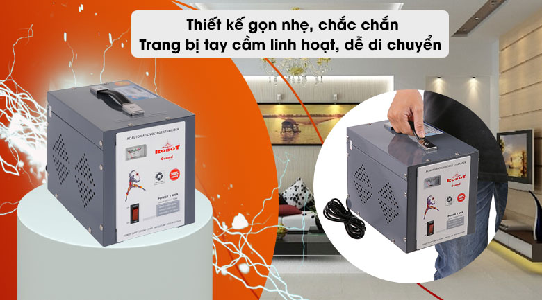 Ổn áp ROBOT 1Pha 1KVA GR01K140 - Thiết kế