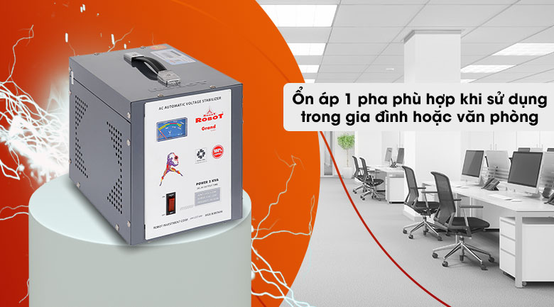 Ổn áp ROBOT 1 Pha 2KVA 140