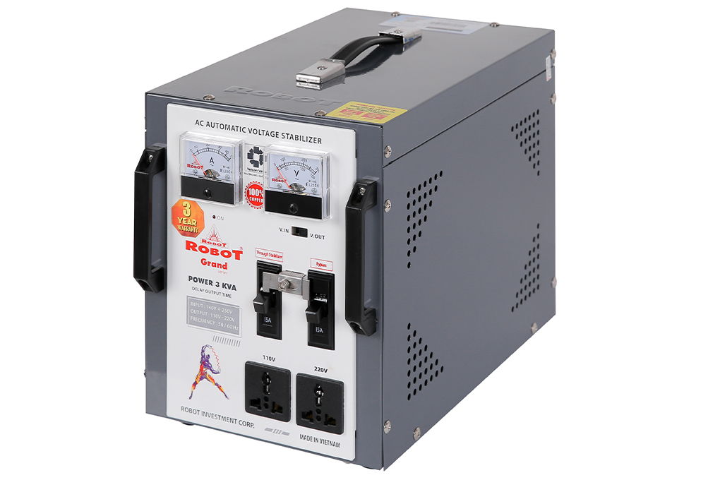 Ổn áp Robot 1 Pha 3KVA 140