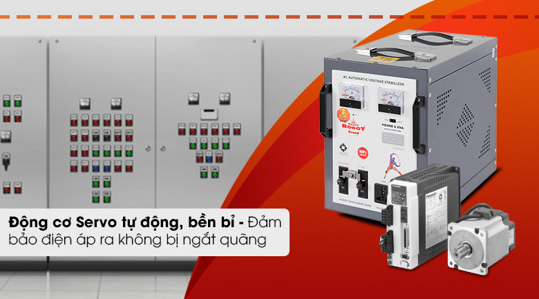 Ổn áp Robot 1 pha 5KVA 140