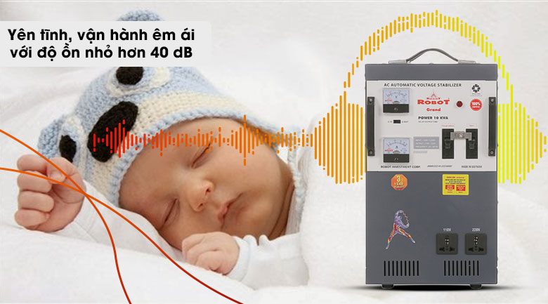 Ổn áp Robot 1 pha 10KVA 150