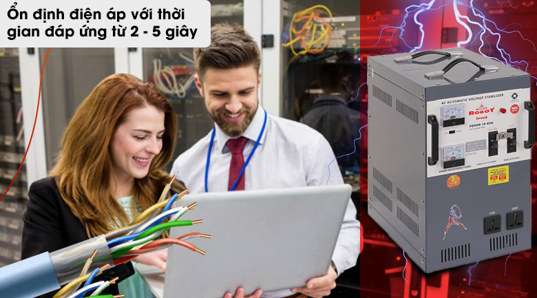 Ổn áp Robot 1 pha 10KVA 150