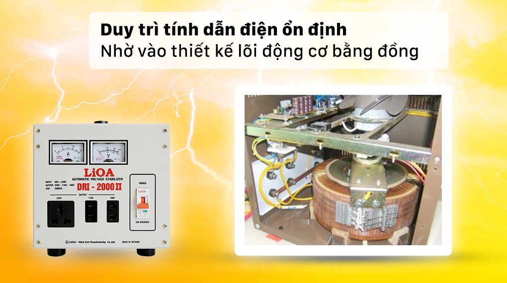 Ổn áp LiOA 1 pha 1kVA SH-1000II