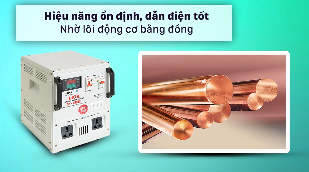 Ổn áp LiOA 1 pha 5kVA SH-5000II