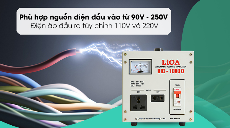 Ổn áp LiOA 1 pha 1kVA DRI-1000II - Nguồn điện