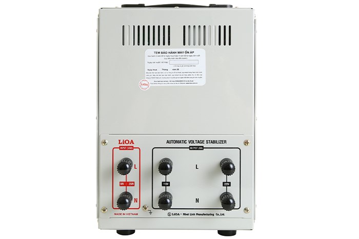 Ổn áp LiOA 1 pha 10kVA DRI-10000II Màu Xám nhạt
