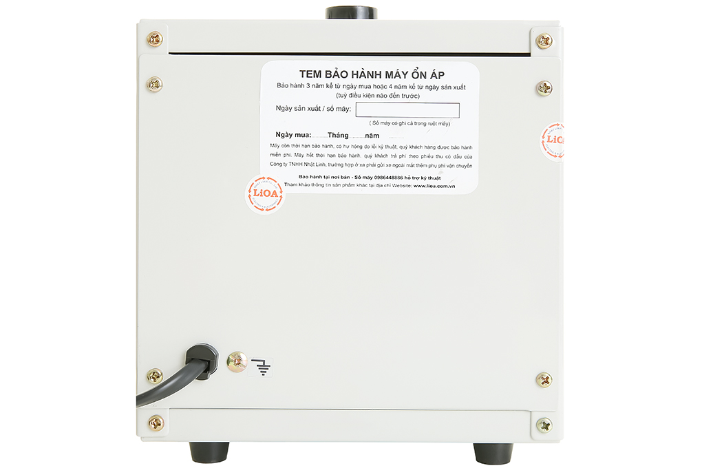 Ổn áp LiOA 1 pha 1kVA DRII-1000II Màu Xám nhạt