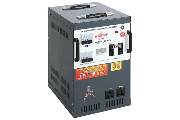 Ổn áp Robot 1 pha 12.5KVA 90 Màu Xám