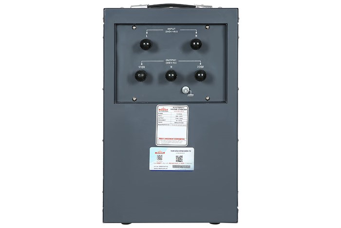 Ổn áp Robot 1 pha 12.5KVA 90 Màu Xám