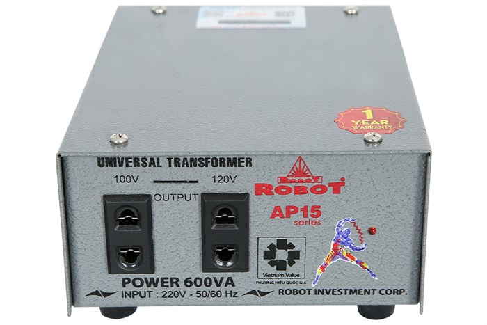 Biến thế Robot UT1P600A - AP15 600VA