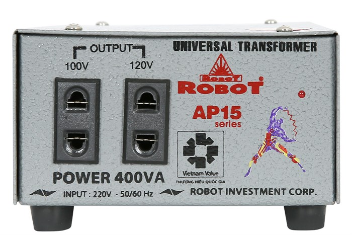 Biến thế Robot UT1P400A - AP15 400VA Màu Xám
