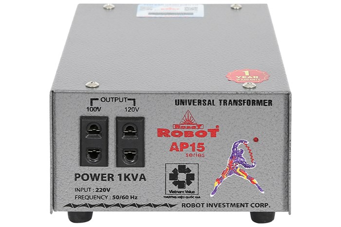 Biến thế Robot UT1P1000A - AP15 1KVA