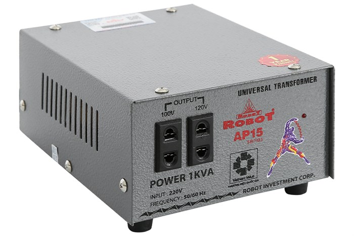 Biến thế Robot UT1P1000A - AP15 1KVA Màu Xám