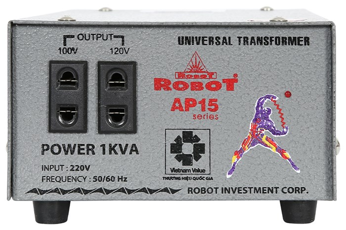 Biến thế Robot UT1P1000A - AP15 1KVA Màu Xám