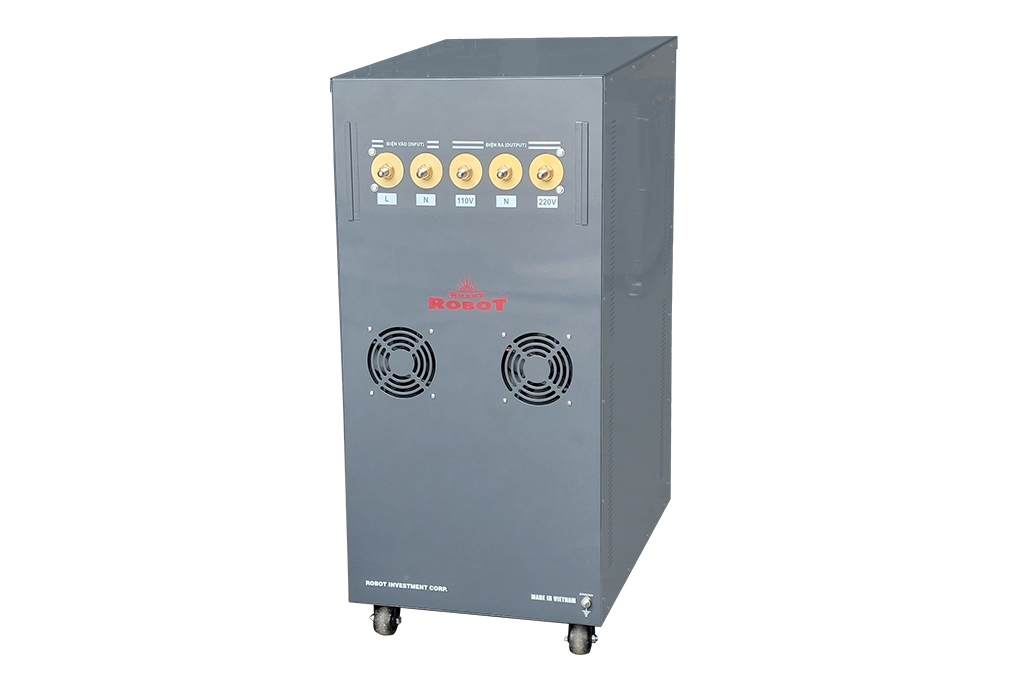 Ổn áp Robot 1 pha 30KVA 150 Màu Xám