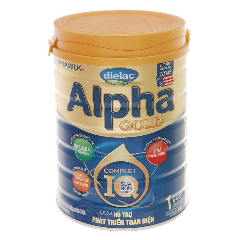 Sữa bột Dielac Alpha Gold IQ số 1 (sữa non) 400g (0 - 6 tháng) 4