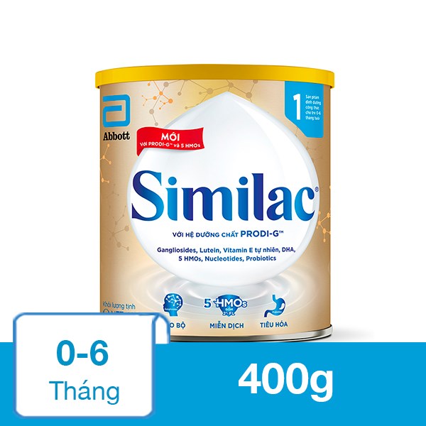 Sữa bột Similac 5G số 1 400g (0 – 6 tháng)