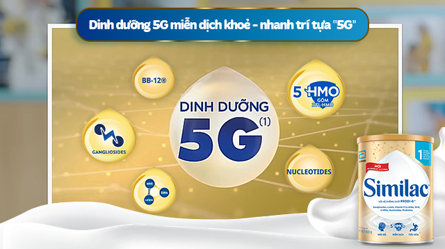 Similac 5G số 1 - Dinh dưỡng 5G