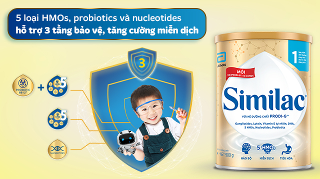 Similac 5G số 1 - 3 tầng bảo vệ