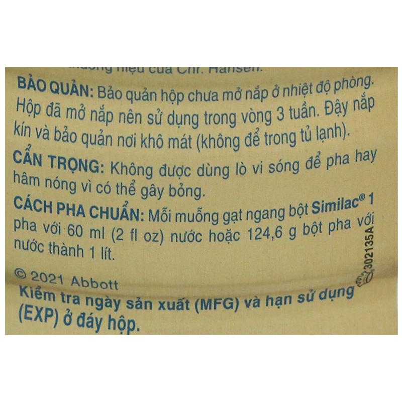 Sữa bột Similac 5G số 1 400g (0 - 6 tháng) 10