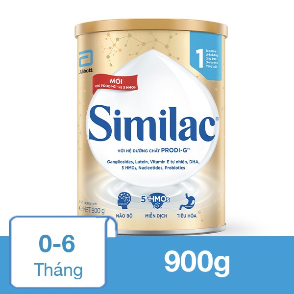 Sữa bột Similac 5G số 1 900g (0 – 6 tháng)