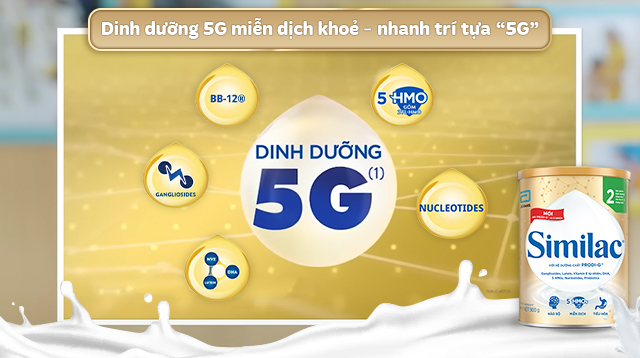 Similac 5G số 2 - Dinh dưỡng 5G