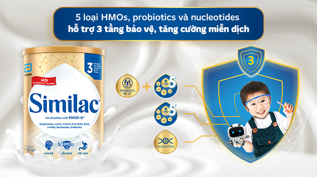 Similac 5G số 3 - 3 tầng bảo vệ
