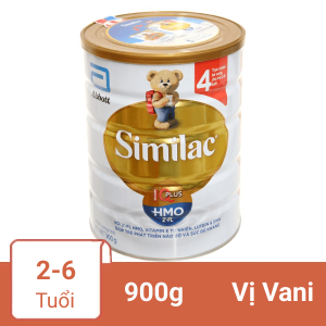 Sữa bột Abbott Similac Eye-Q 4 Plus (HMO) hương vani lon 900g