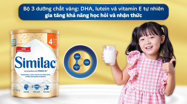 Similac 5G số 4 - 3 dưỡng chất vàng Similac 5G số 4 - 3 dưỡng chất vàng