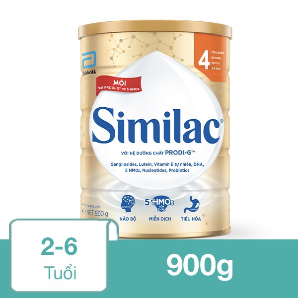 Sữa bột Similac 5G số 4 900g (2 – 6 tuổi)