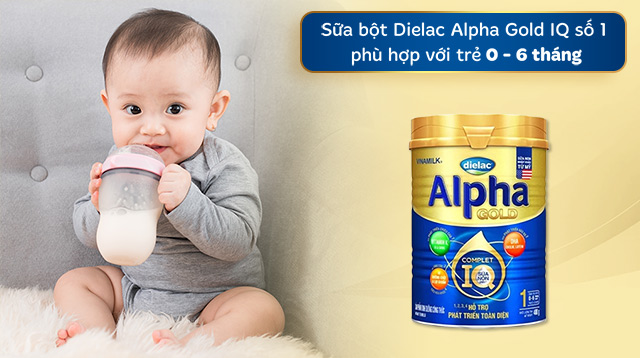 Độ tuổi - Sữa bột Dielac Alpha Gold IQ số 1 400g (0 - 6 tháng) Độ tuổi - Sữa bột Dielac Alpha Gold IQ số 1 400g (0 - 6 tháng)
