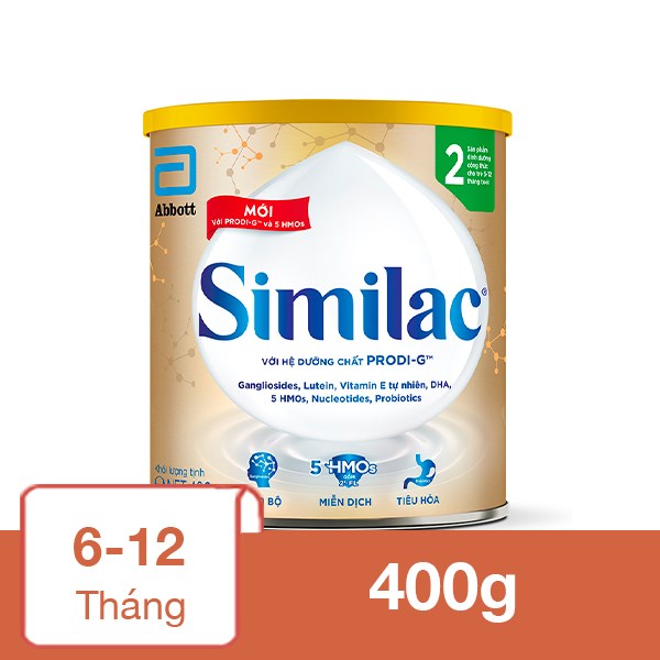 Sữa bột Similac 5G số 2 400g (6 – 12 tháng)