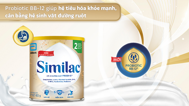 Probiotics - Sữa bột Similac 5G số 2 400g (6 - 12 tháng) Probiotics - Sữa bột Similac 5G số 2 400g (6 - 12 tháng)
