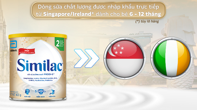 Nơi sản xuất - Sữa bột Similac 5G số 2 400g (6 - 12 tháng) Nơi sản xuất - Sữa bột Similac 5G số 2 400g (6 - 12 tháng)