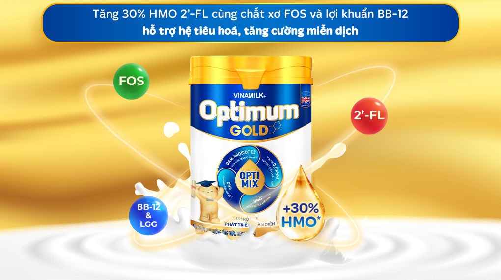Sữa bột Vinamilk Optimum Gold số 1 800g (0 - 6 tháng)