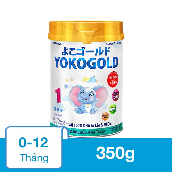 Sữa bột Vinamilk YokoGold số 1 350g (0 – 12 tháng)