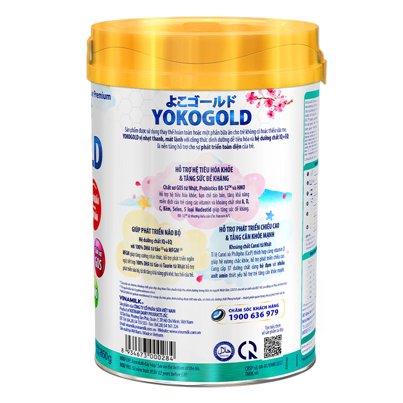 Sữa bột Vinamilk YokoGold số 1 350g (0 - 12 tháng) 6
