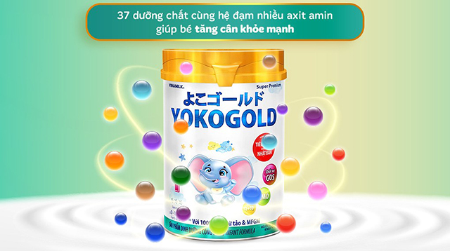 Cân nặng - Sữa bột Vinamilk YokoGold số 1 850g (0 - 12 tháng)