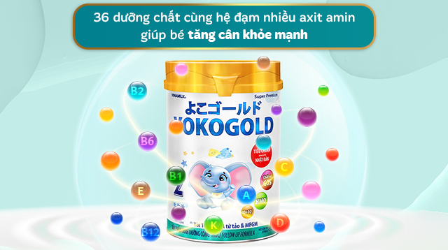Sữa bột Vinamilk YokoGold số 2 - Tăng cân