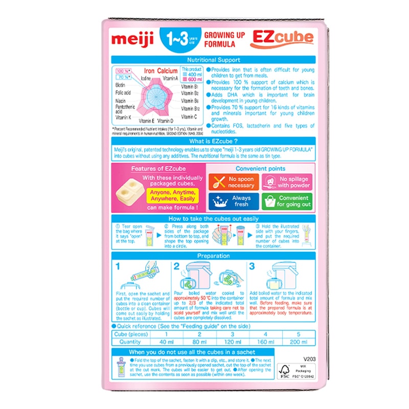 Combo 2 hộp sữa bột Meiji Growing Up Formula 800g (1 - 3 tuổi) 31