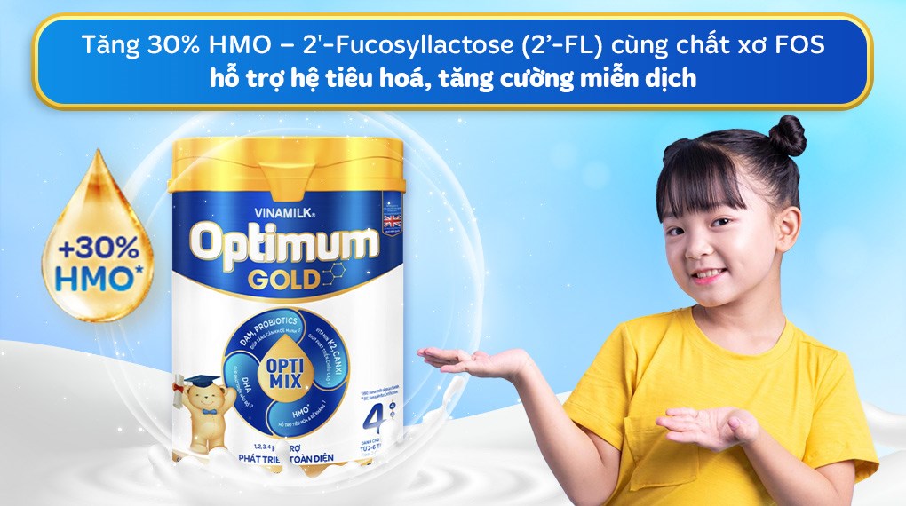 Sữa bột Vinamilk Optimum Gold số 4