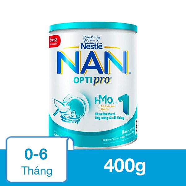 Sữa bột NAN Optipro số 1 400g (0 – 6 tháng)