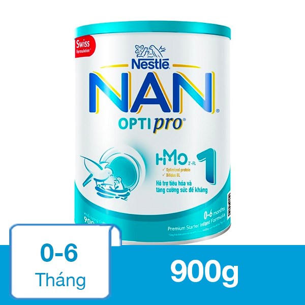 Sữa bột NAN Optipro số 1 900g (0 – 6 tháng)