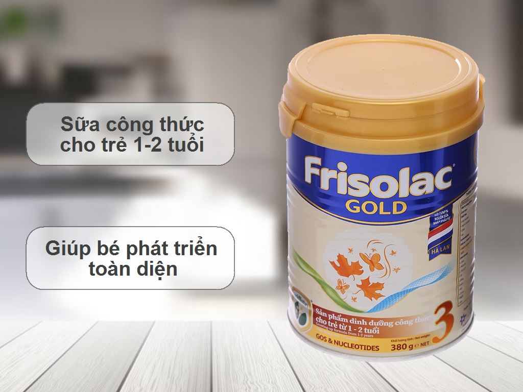 Sữa bột Frisolac Gold số 3 lon 380g 2