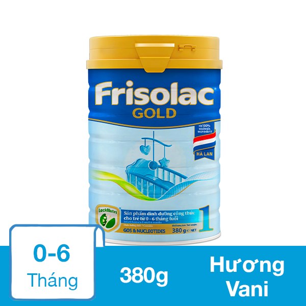 Sữa bột Friso Gold số 1 hương vani 380g (0 – 6 tháng)