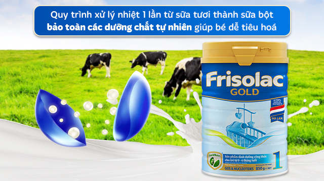 Quy trình xử lý nhiệt - Sữa bột Friso Gold số 1 hương vani 850g (0 - 6 tháng) Quy trình xử lý nhiệt - Sữa bột Friso Gold số 1 hương vani 850g (0 - 6 tháng)