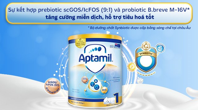 Sữa bột Aptamil Infant Formula số 1 900g (0 - 12 tháng)