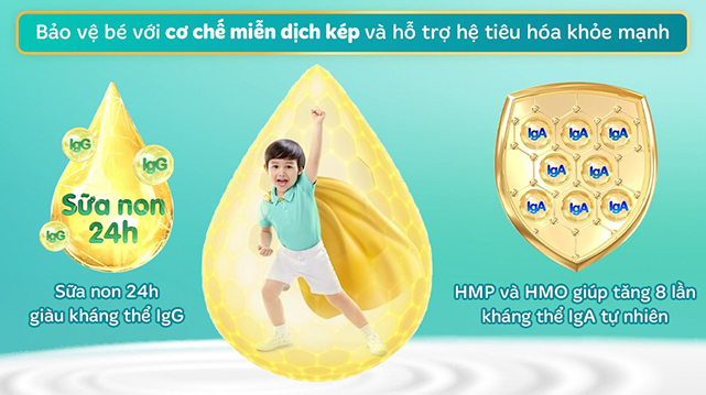 Hỗ trợ hệ tiêu hóa - Sữa bột Vinamilk ColosGold số 3 800g (2 - 6 tuổi)