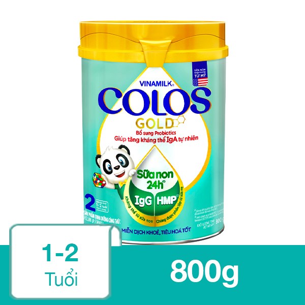 Sữa bột Vinamilk ColosGold số 2 800g (1 – 2 tuổi)