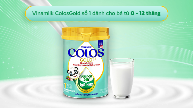 Sữa bột Vinamilk ColosGold số 1 - Độ tuổi